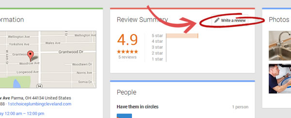 Review us on Google.